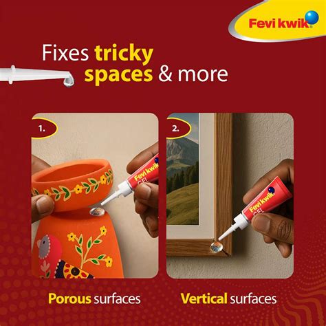 Pidilite Fevikwik Gel One Drop Instant Adhesive,Multipurpose & Easy to ...