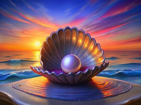 Image result for Beach Background Pearly Shell