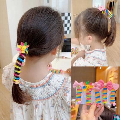 Colourful Telephone Wire Hair Bands for Kids ( Pack of 4 ) – Nairiti
