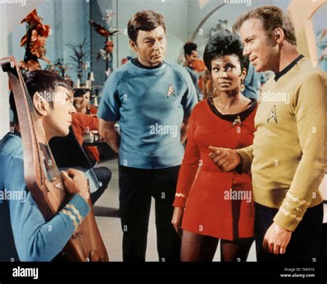 STAR TREK, LEONARD NIMOY, DEFOREST KELLEY, NICHELLE NICHOLS, WILLIAM ...