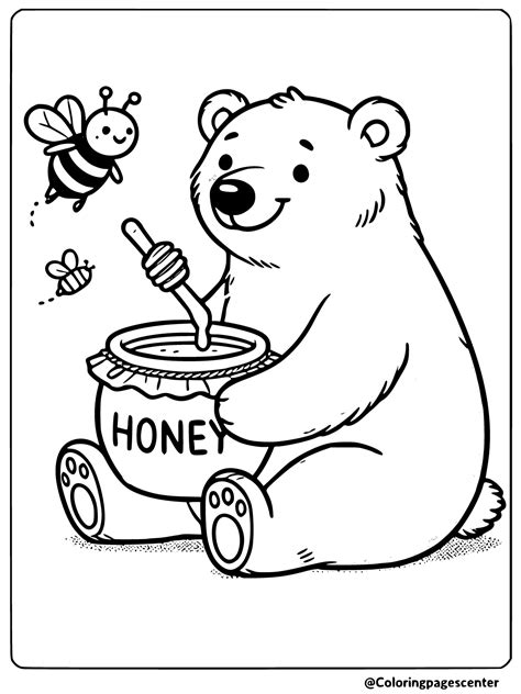 11 Cute Bear Coloring Pages Free Printable
