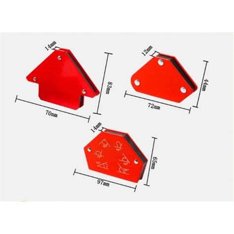 6Pc Magnetic Welding Clamp Set