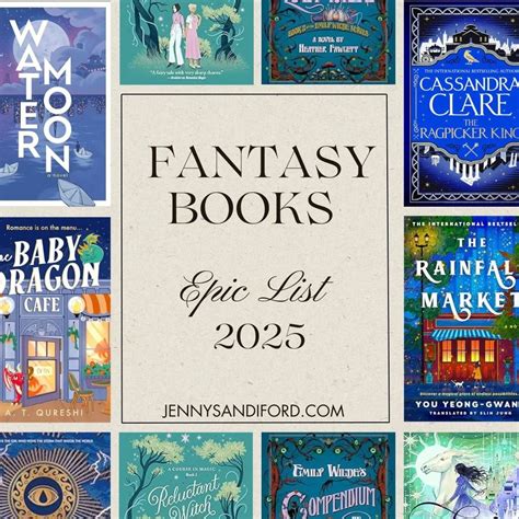 Epic Fantasy Book List 2025: Must-Read New Releases — Jenny Sandiford