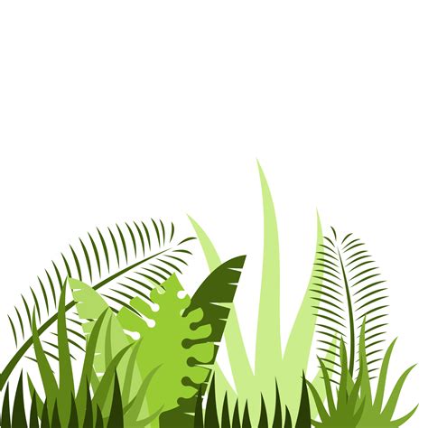 Jungle Leaves Clip Art