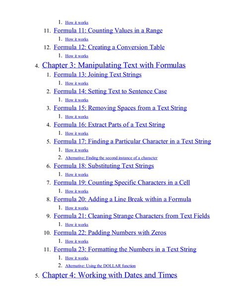 Image result for Excel Formulas PDF