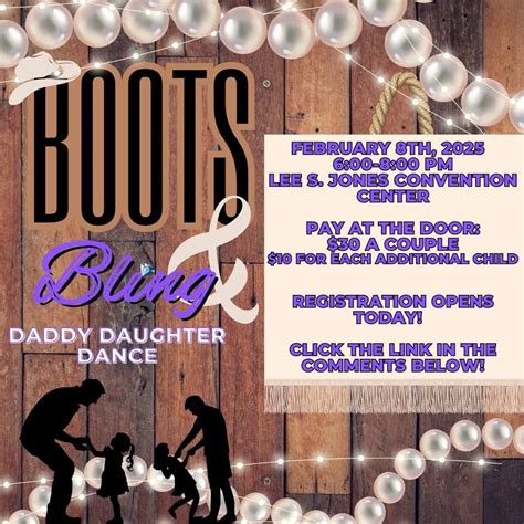 ?Boots and Bling ? Daddy-Daughter Dance, Lee S. Jones Convention Center ...