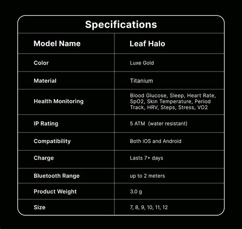 LEAF HALO SMART RING (LUXE GOLD) + SIZING KIT