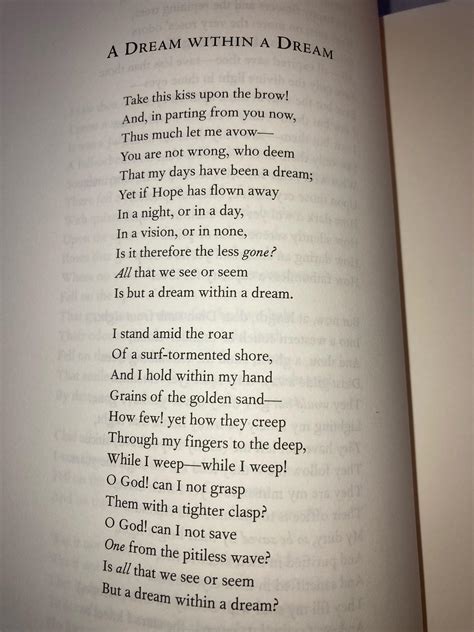 [POEM] A Dream Within a Dream by Edgar Allan Poe : r/Poetry