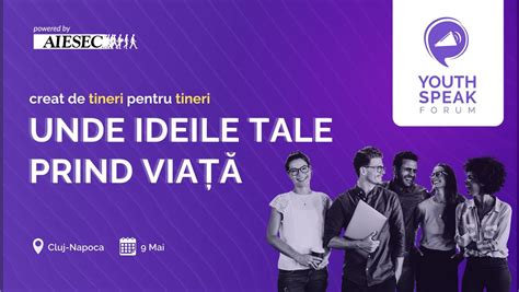 Youth Speak Forum | AIESEC in Cluj-Napoca, Cluj-Napoca, Romania, 9 May ...