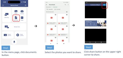 Tutorial 02 - Photo, document, camera and video sharing – Optoma India
