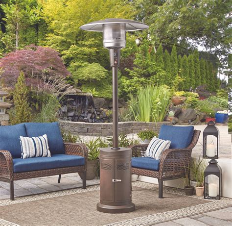 Mainstays 48,000 BTU Propane Gas Outdoor Freestanding Patio Heater ...