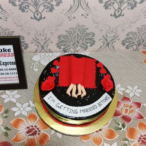 Naughty Semi Fondant Chocolate Cake Delivery in Delhi NCR - ₹1,399.00 ...