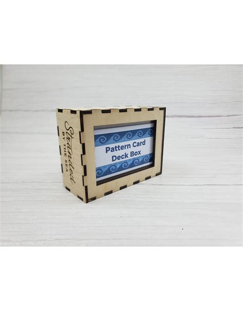 Pattern Card Deck Box - Stranded by the Sea