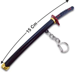 GT Gala Time Demon Slayer Black Red Katana samurai Sword with Scabbard ...