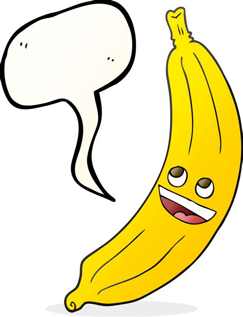 speech bubble cartoon banana 36359693 PNG