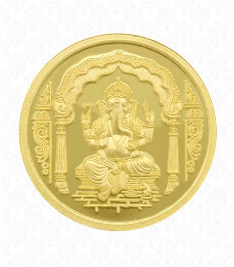 Buy Gold Coin Online – 0.5GM Ganpati Coin | PNG & Sons – P. N. Gadgil ...