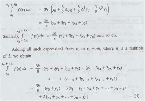 (a) numerical single integration by Trapezoidal and simpson's 1rd / 3 ...