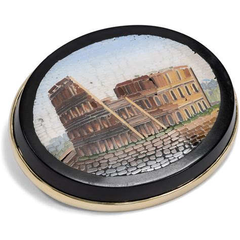 Ave Caesar, Morituri Te Salutant • Antique Micromosaic of the Colosseum ...