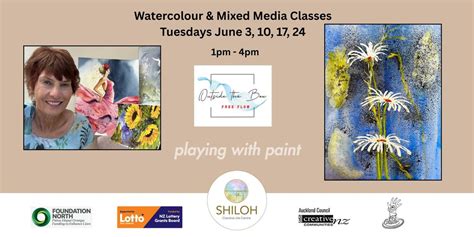 Watercolour & Mixed Media Classes with Linda Wills, Pohutukawa Landing ...