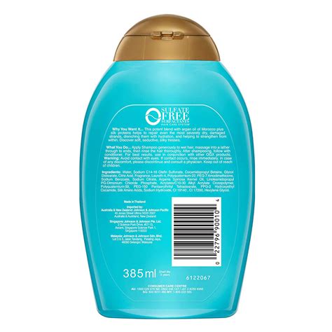Ogx Argan Oil Of Morocco Shampoo, 385 ml Price, Uses, Side Effects ...