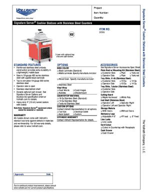 Fillable Online Signature Server Cashier Stations with Stainless Steel ...