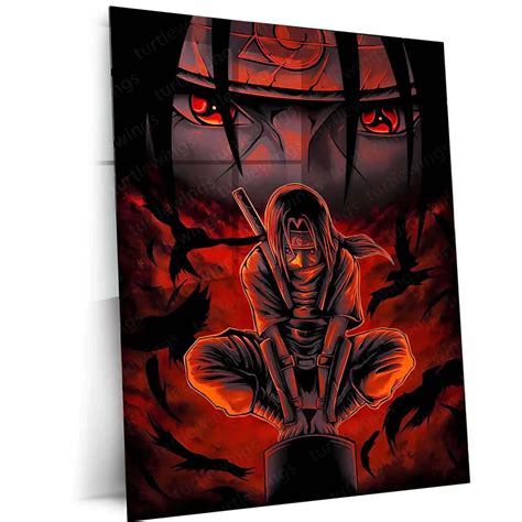 Anime Metal Poster | Itachi Uchiha – Silent Sacrifice | Naruto Shippud ...