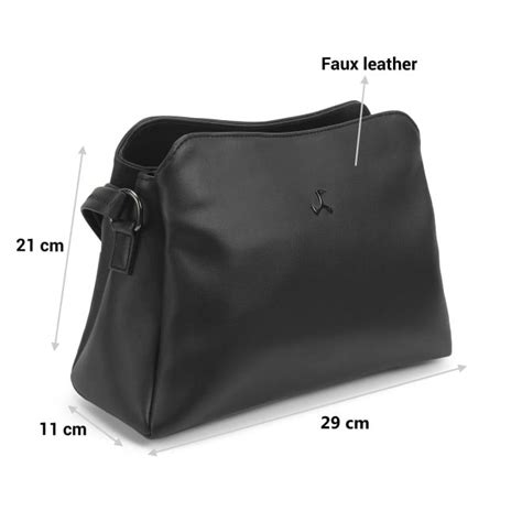 Buy Mochi Women Black Hand Bags Zip Top Sling Online | SKU: 66-771-11 ...