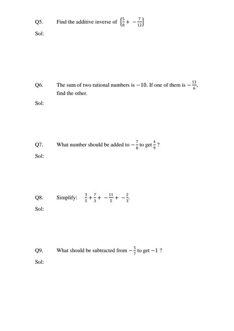 Math Chapter 1 Class 8 Revision Test 的图像结果