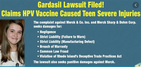 HPV AŞISI GARDASİL İÇİN ABD DE TAZMİNAT DAVASI AÇILDI | Klinik ...