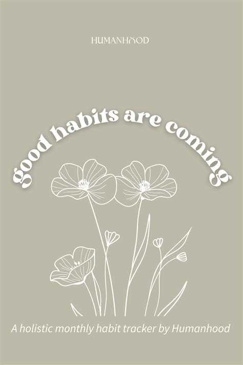 Holistic Habit Tracker – Humanhood