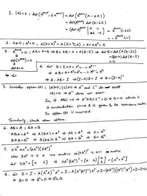 Image result for Math Questions Matrix