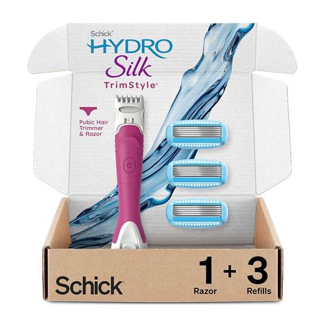 Buy Schick Hydro Silk Trimstyle Razor for Women with Bikini Trimmer ...