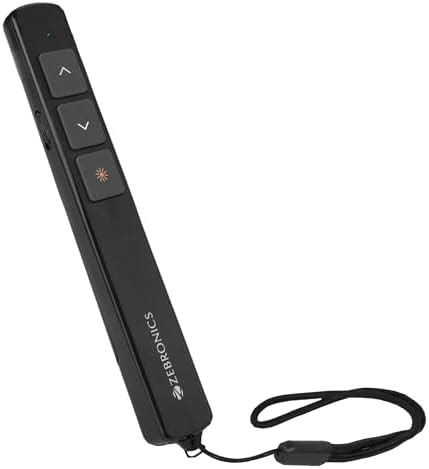 ZEBRONICS PP100, 2.4GHz Wireless LASER Pointer, Power Point Slide ...