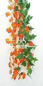 Buy BS AMOR Artificial Creeper Money Plant Leaf Garland | Wall Hanging ...