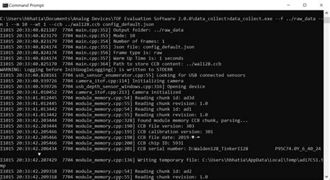Data Collect Command Line Interface (CLI) [Analog Devices Wiki]