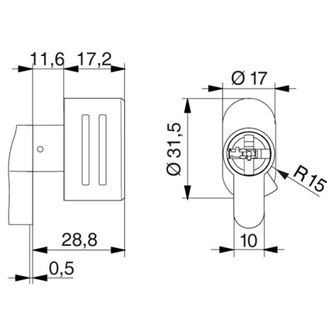 WINKHAUS keyTec ON-tra+ knob cylinder