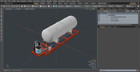 3D LNG Mobile Refueling Station model | 3D Molier International