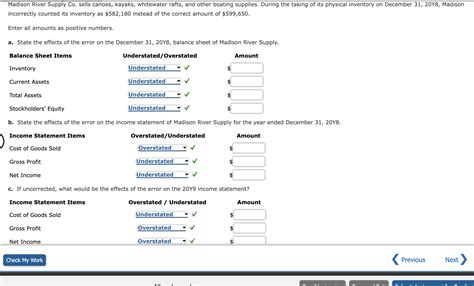 Solved Madison River Supply Co. sells canoes, kayaks, | Chegg.com
