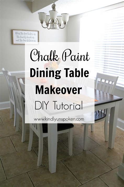 Gorgeous Chalk Paint Dining Table Makeover (DIY) - Kindly Unspoken ...
