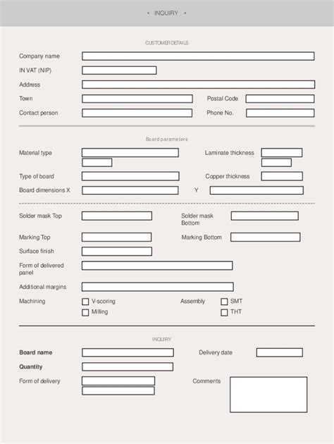 Fillable Online Inquiry Fax Email Print - pdfFiller