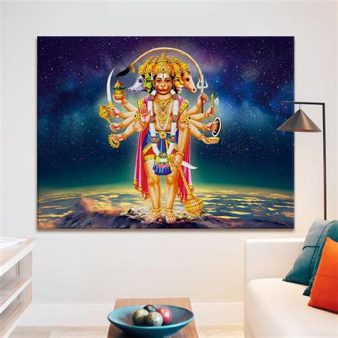 Bajrang Bali Wall Art – Paper Plane Design