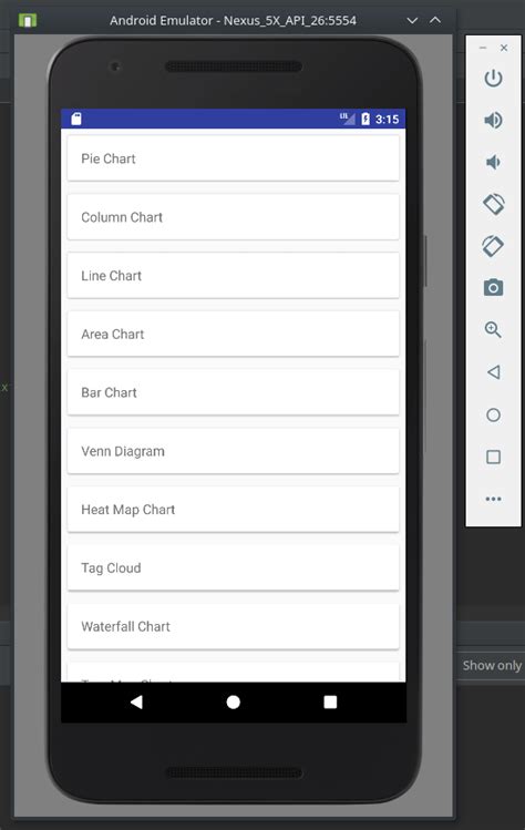 Image result for Android Chart Design