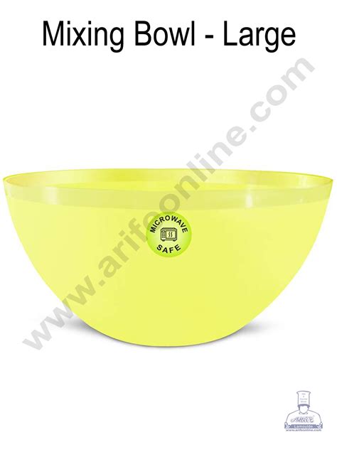 Home Cake Decor Plastic Mixing Bowl - Multicolor - XL ( 30 x 30 x 12 )