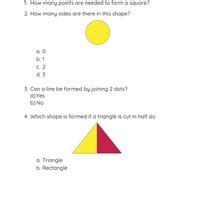 Geometry Worksheet and its Solutions- 2 - Mental Maths - Class 1 PDF ...