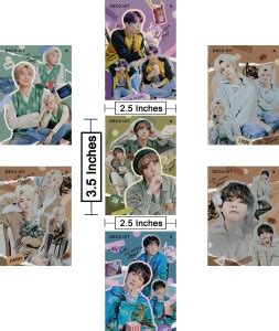 D2C BTS Band All Members Bangtan Boys Pack Of 7 Lomo Cards Photo card ...