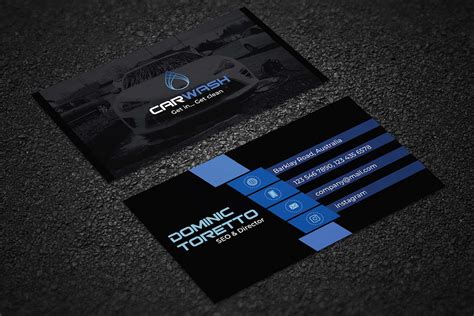 Car Wash Business Cards 的图像结果