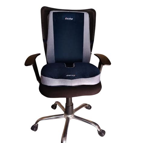 DR. WING'S Orthopedic Memory Foam Back Support & Coccyx Seat Cushion ...