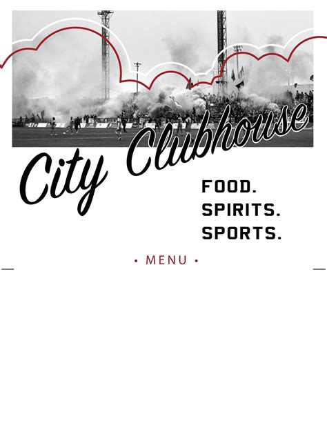 Menu at Detroit City Fieldhouse pub & bar, Detroit