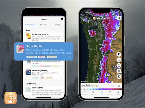 Snow Depth Map | OpenSnow