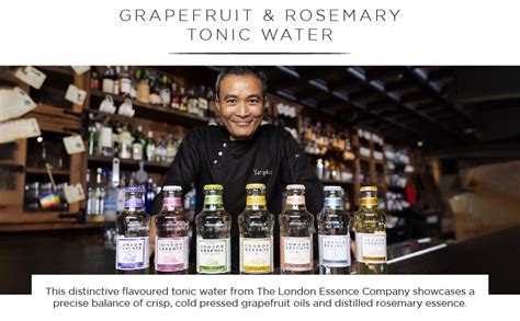 The London Essence Co. Grapefruit & Rosemary Tonic Water, 6.76 fl oz ...